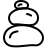 Icono de piedras apiladas